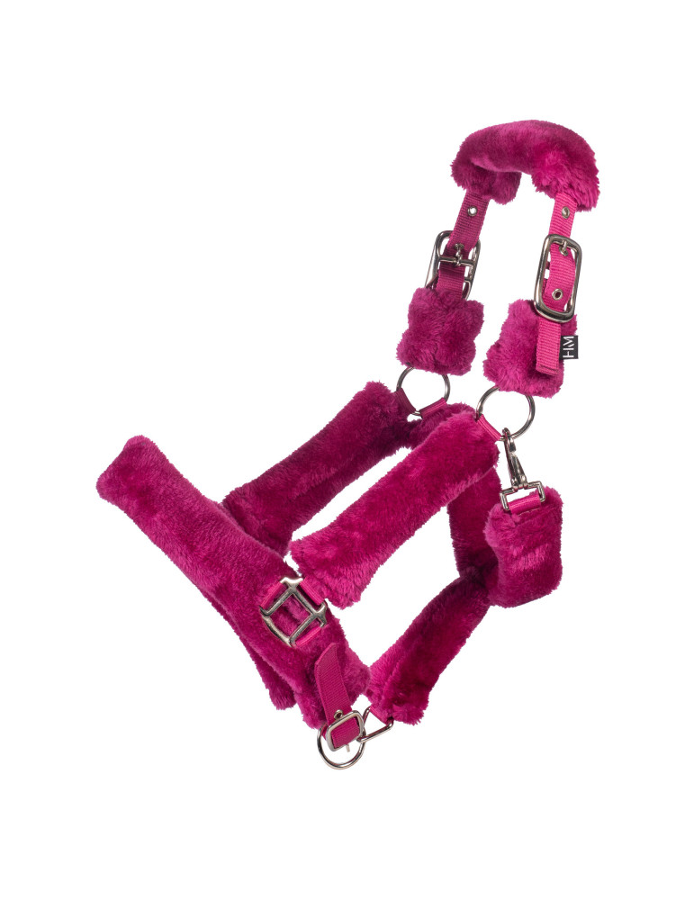 Licol HKM Comfort magenta, taille Poney