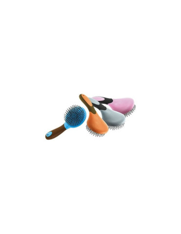 Brosse à crinière Hippo Tonic gris/noir
