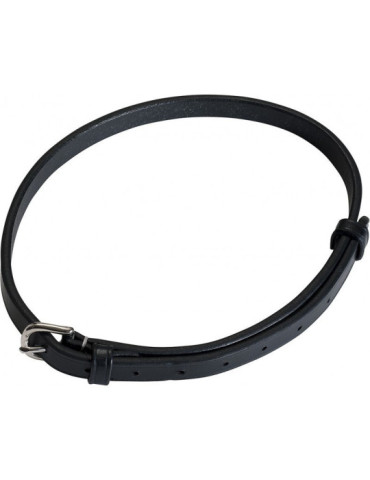 Lanière de muserolle combinée marron, 9 mm