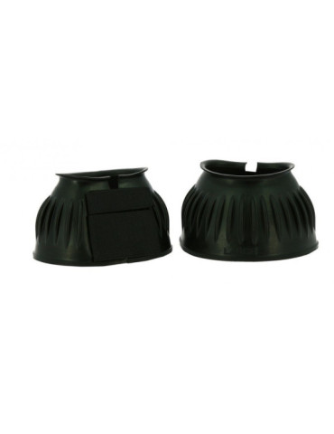 Cloche striée velcro noire, taille S