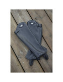 Mini-chaps Eden noir, taille 12 ans