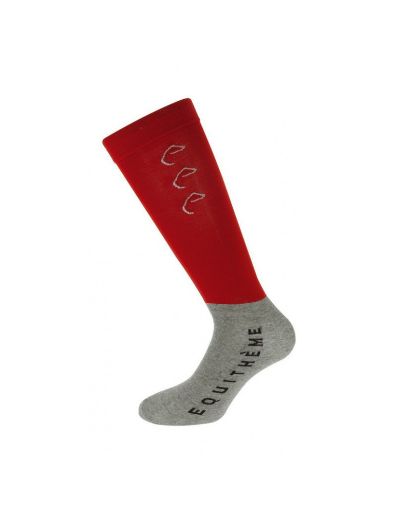 Chaussettes Equi-Thème bordeaux, taille 36-41