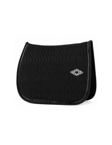 Tapis Pénélope Leo noir, taille cheval
