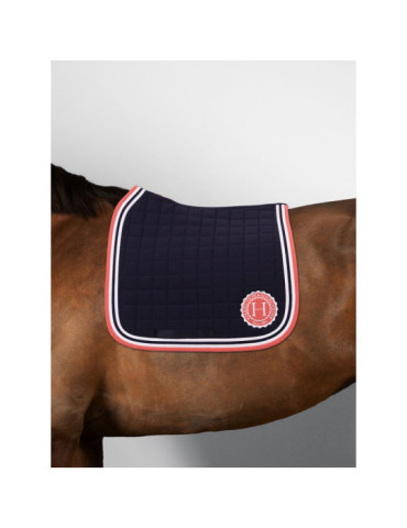 Tapis de dressage Harcour Soft navy grapefruit