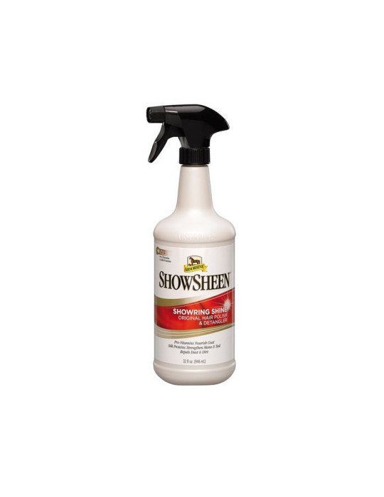 ShowSheen Polish Absorbine – Spray lustrant et démêlant pour chevaux
