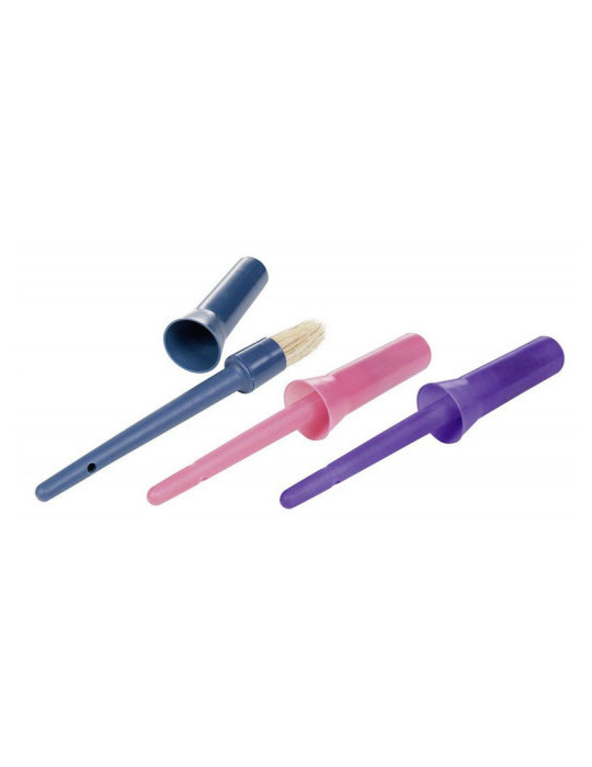 Pinceau pour sabots avec pot HKM | Application facile autour du sabot cheval