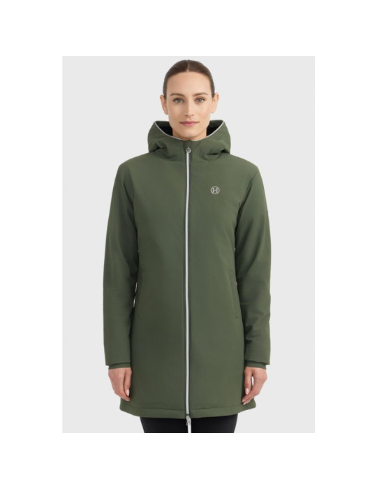 Veste longue Harcour Abby trèfle, taille S