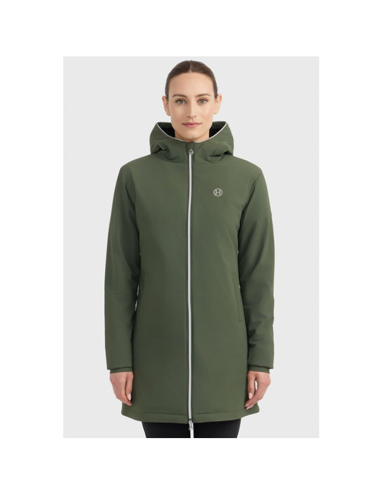 Veste longue Harcour Abby trèfle, taille XS