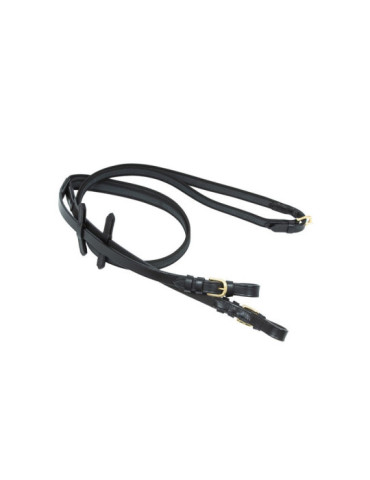 Rênes HFI Grip brun, taille cob