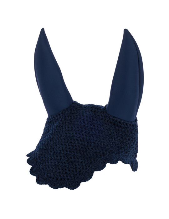 Bonnet anti-mouches Covalliero Soundless noir, taille Cob
