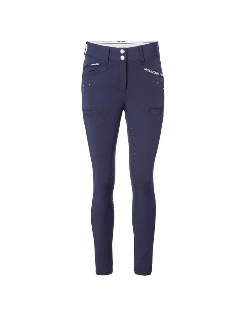 Pantalon Mountain Horse Chantal Full Grip marine, taille 38