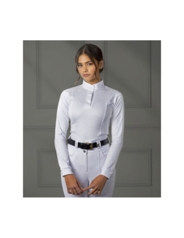 Chemise d'hiver femme Aubrion blanc, taille M