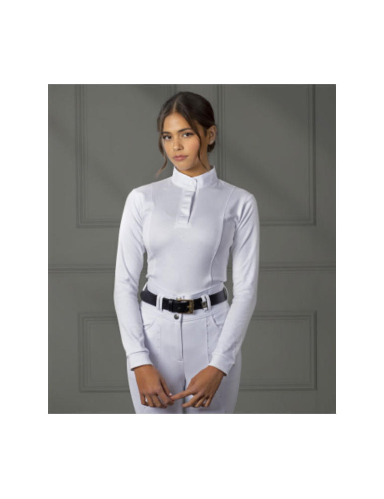 Chemise d'hiver femme Aubrion blanc, taille S