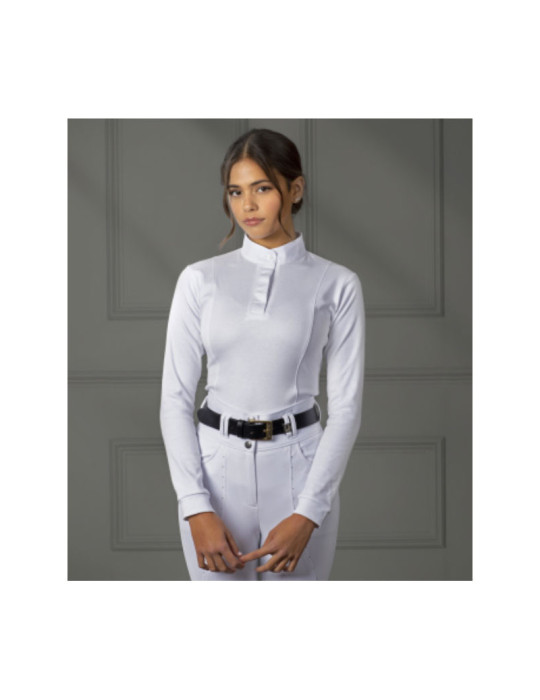 Chemise d'hiver femme Aubrion blanc, taille S