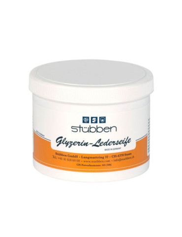 Savon glycériné pour cuir Stübben, 500 g