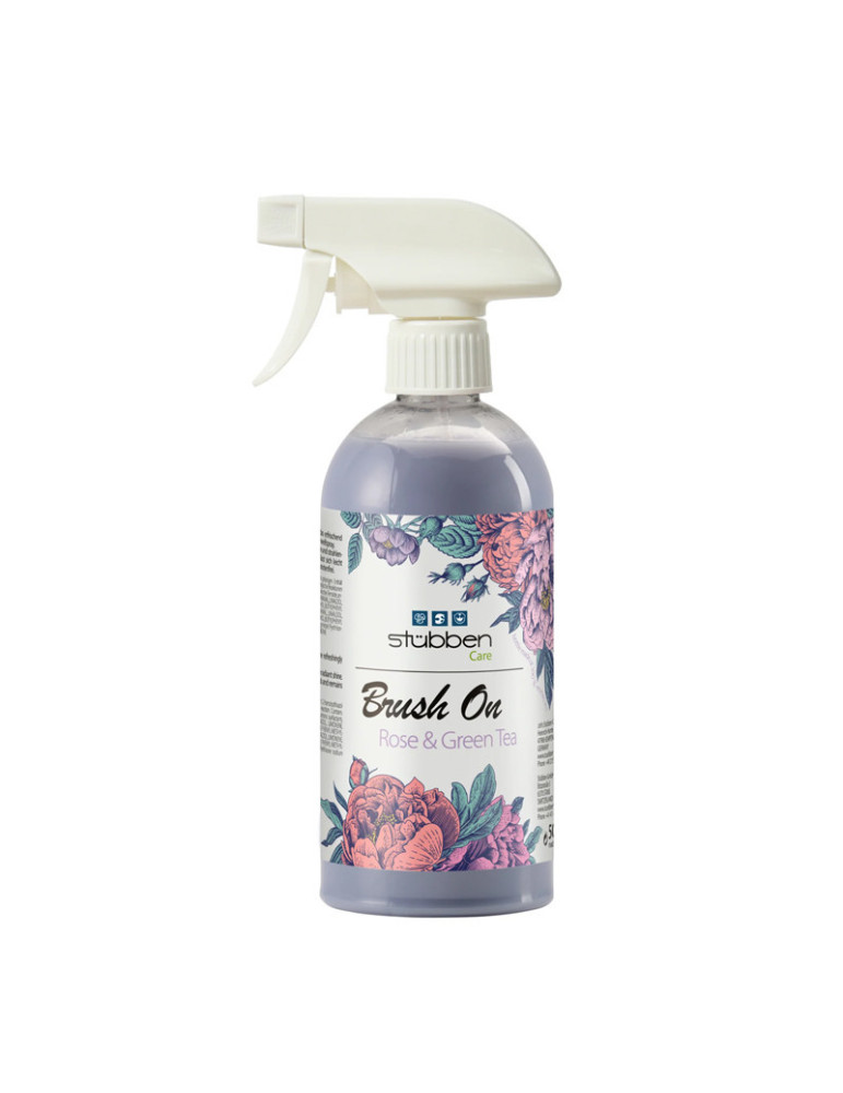 Démêlant Stübben Brush On rose et thé vert, 500 ml