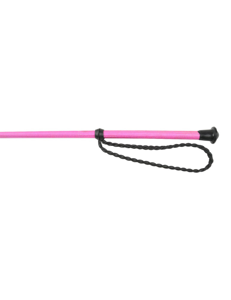 Cravache Whip & Go rose, 53 cm