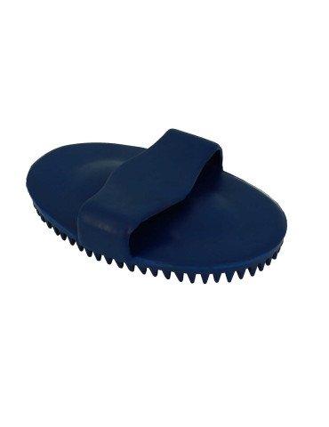 Étrille caoutchouc Hippo Tonic bleu, grand modèle