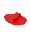 Étrille caoutchouc Hippo Tonic rouge, grand modèle