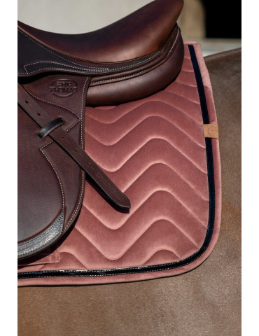 Tapis Equi-Thème Glossy vieux rose, taille cheval 2