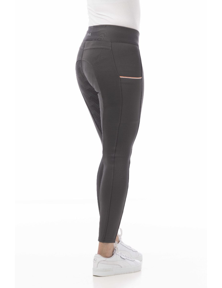 Legging Riding World gris, taille 12 ans