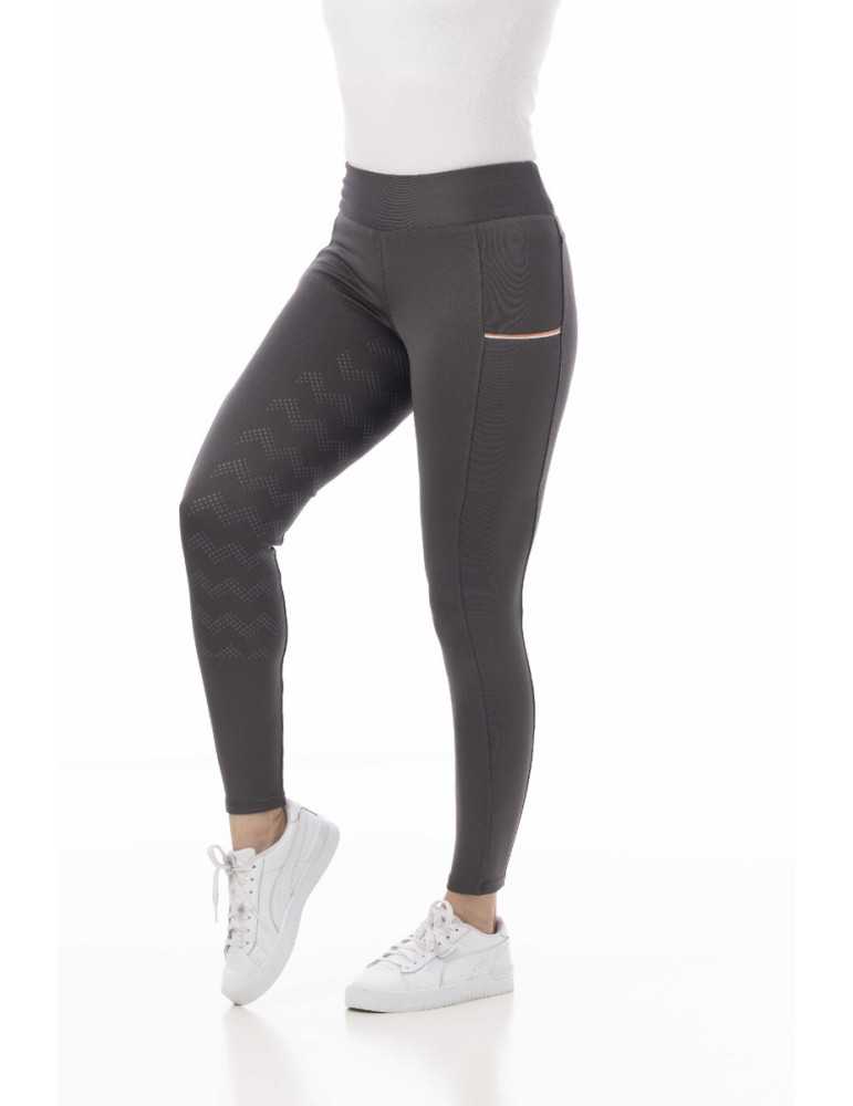 Legging Riding World gris, taille 12 ans