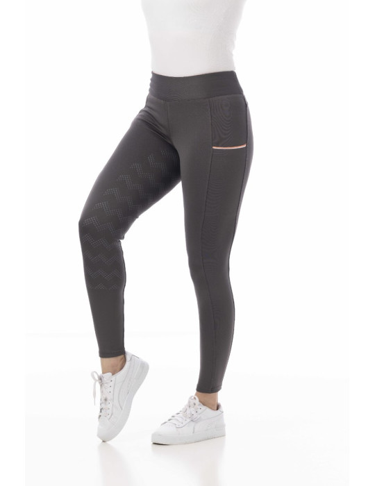 Legging Riding World Agadir gris, taille 14 ans