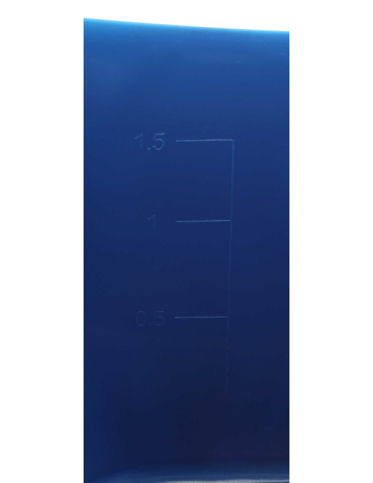 Gobelet doseur bleu, 1 L