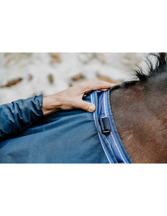 Sous-couverture Equi-Thème 300 g marine, 145 cm