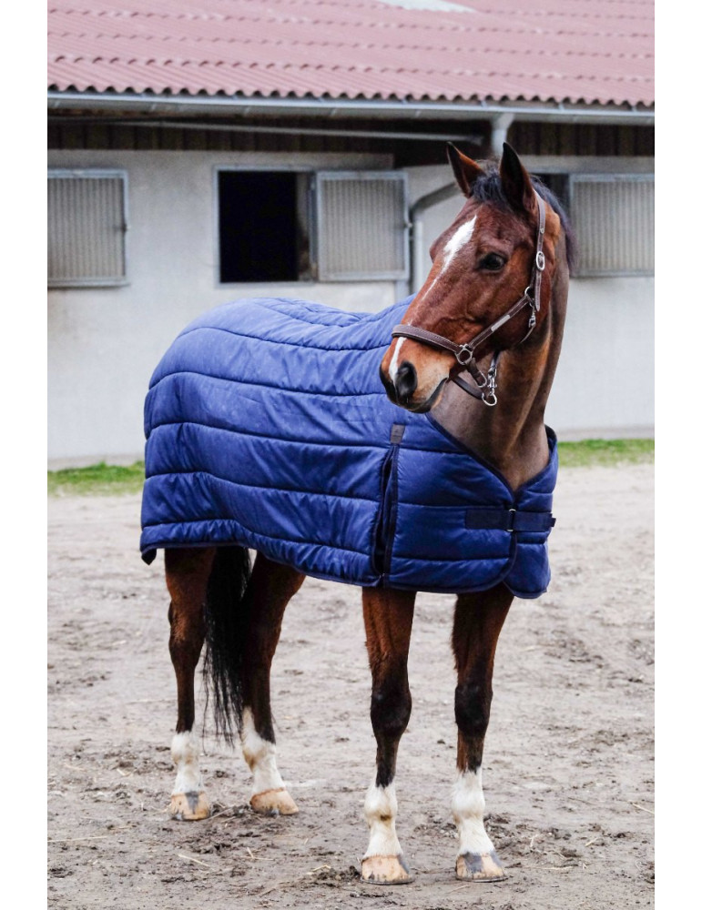 Sous-couverture Equi-Thème 300 g marine, 145 cm