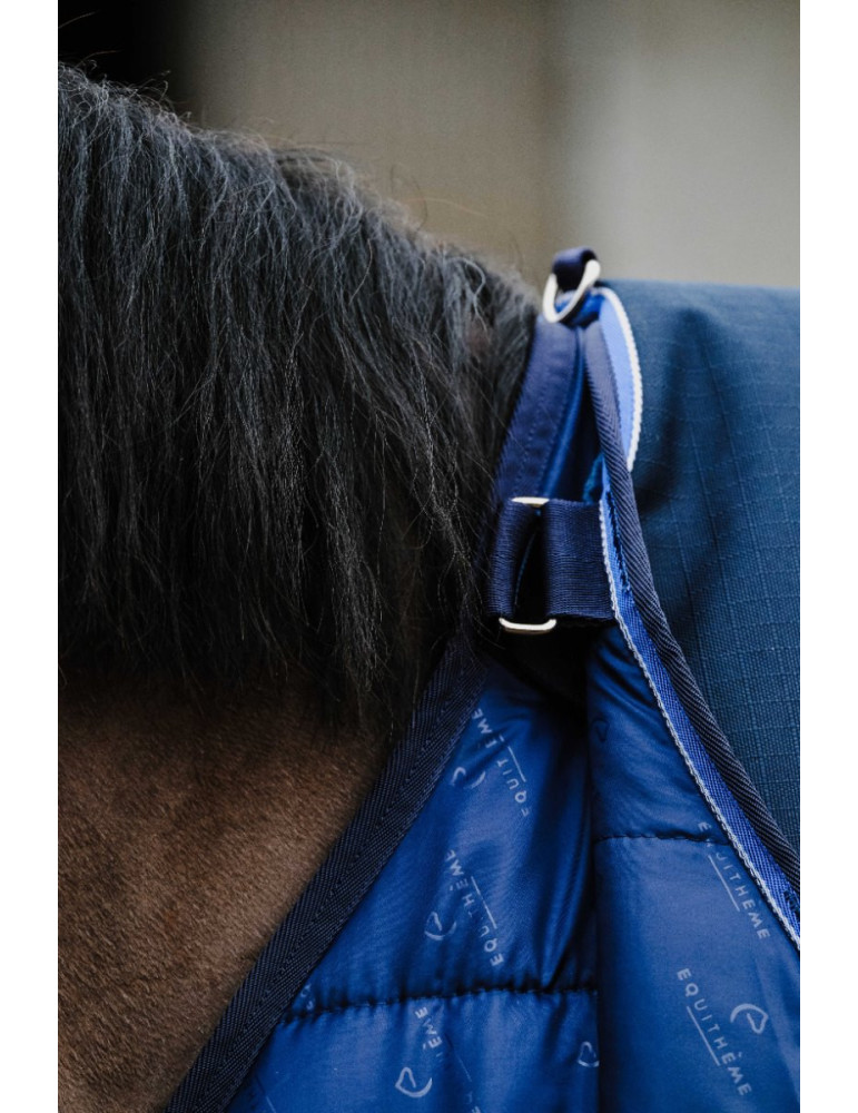 Sous-couverture Equi-Thème 300 g marine, 145 cm