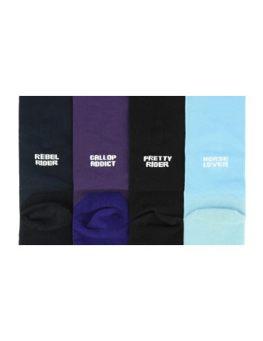 Chaussettes Equi-Thème Nicole JTM noir, taille 37-39