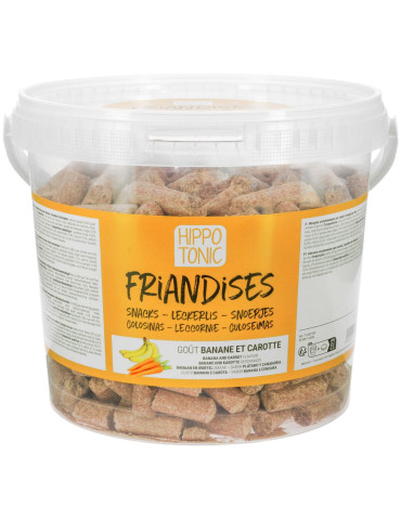 Friandises Hippo Tonic carotte et banane, 3 kg