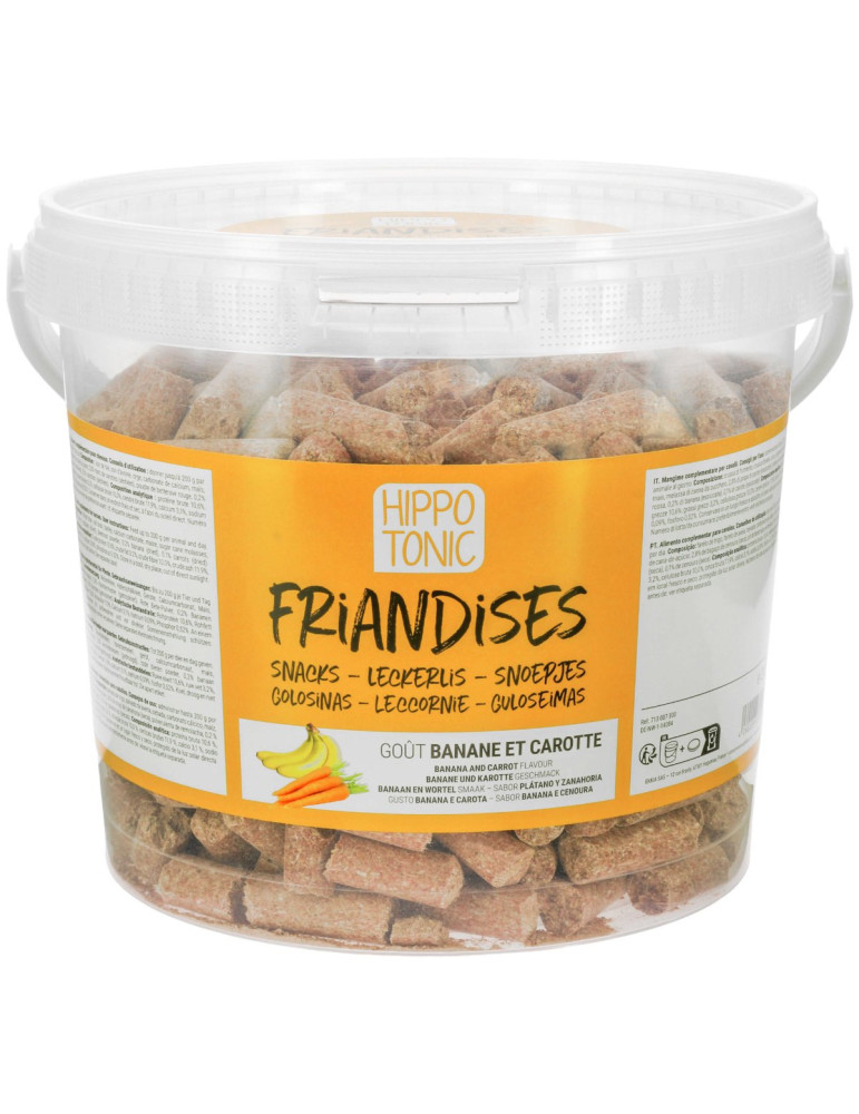 Friandises Hippo Tonic carotte et banane, 3 kg