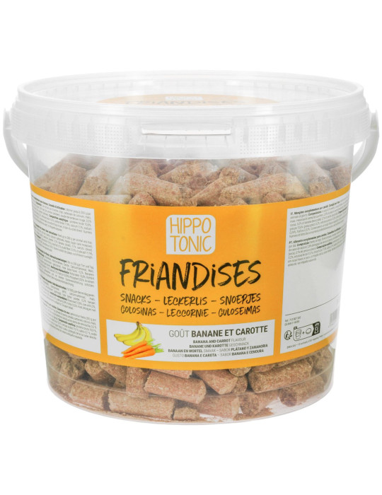Friandises Hippo Tonic carotte et banane, 3 kg