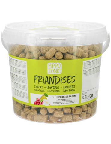 Bonbons Hippo Tonic poire et raisin, 3 kg