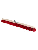 Balai large Kerbl rouge sans manche, 1 m