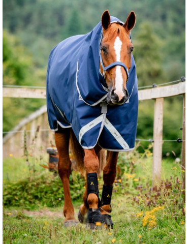 Couverture Amigo 1200D Plus Turnout Horseware 100 g navy, taille 140 c
