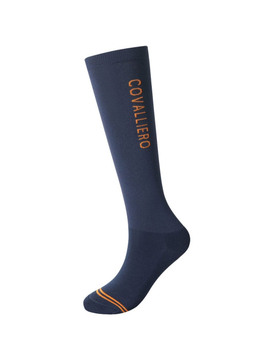 Chaussettes Covalliero marine, taille 34-36