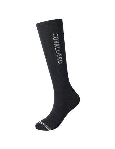Chaussettes Covalliero noir, taille 37-39