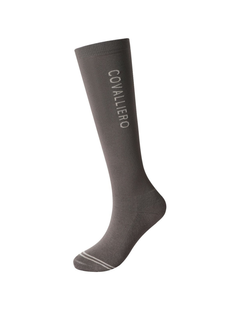 Chaussettes Covalliero chocolat, taille 37-39
