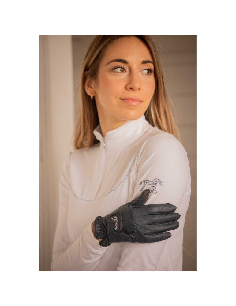Gants Pénélope Lyoni marine, taille 8