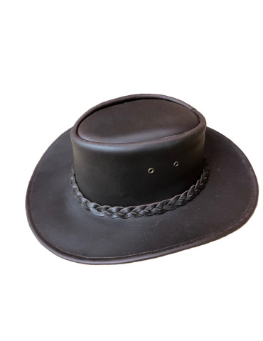 Chapeau en cuir Lovergreen, taille 57/M