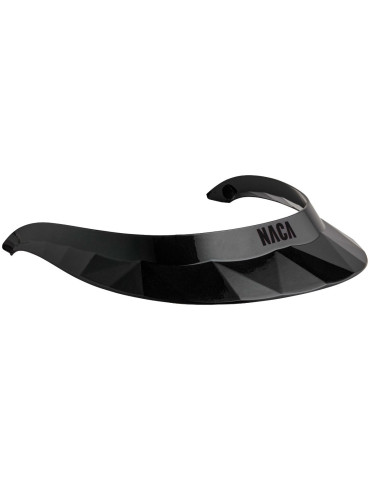 Visière noir onyx brillant, taille L
