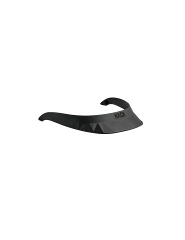 Visière noir mat logo noir, taille S