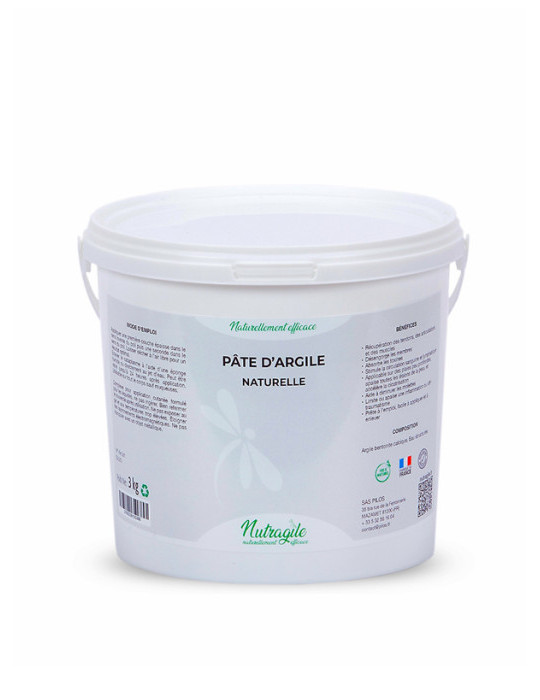 Pâte d'argile Nutragile naturelle, 10 kg
