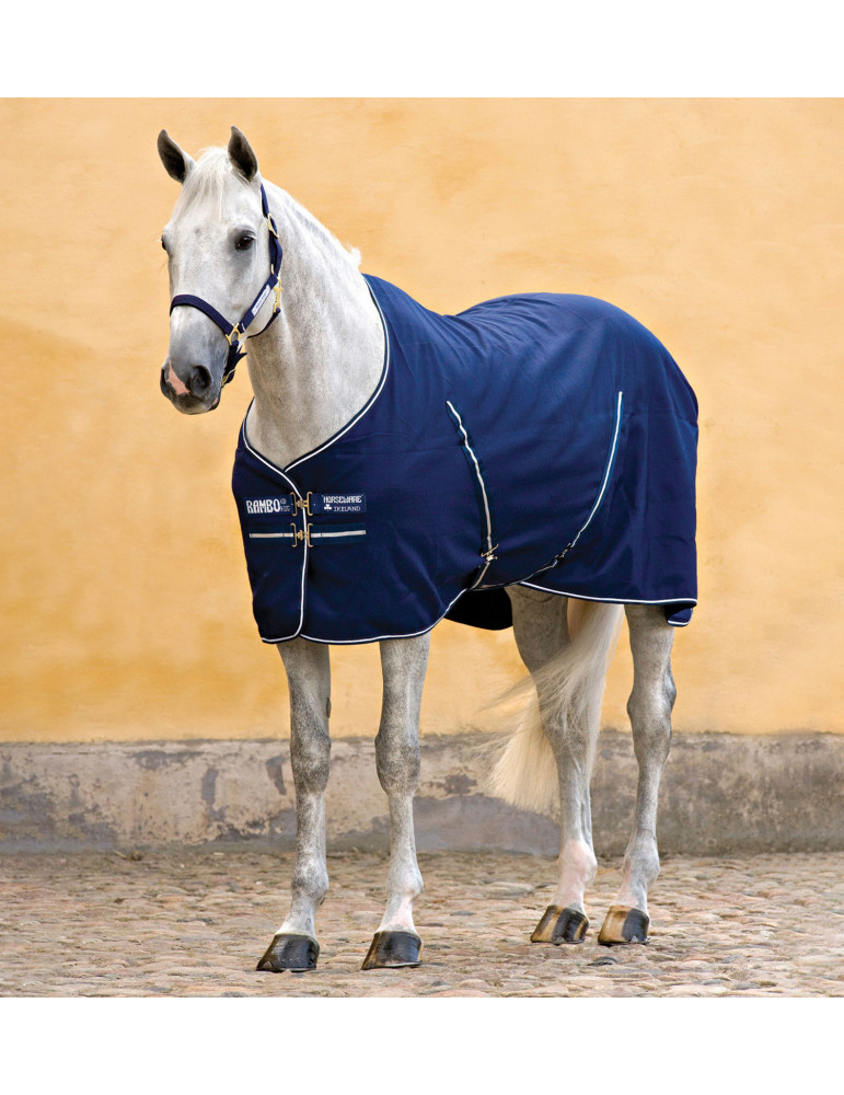 Couverture d’écurie Rambo Stable Sheet Horseware 145cm – Résistante, respirante et compatible liner