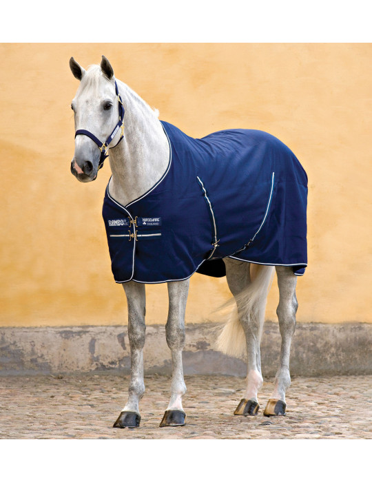 Couverture d’écurie Rambo Stable Sheet Horseware 145cm – Résistante, respirante et compatible liner