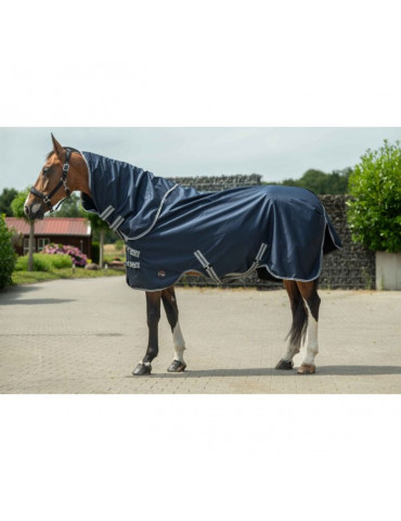 Couverture d’extérieur Therma Pro avec couvre-cou HKM – Imperméable, respirante et thermique