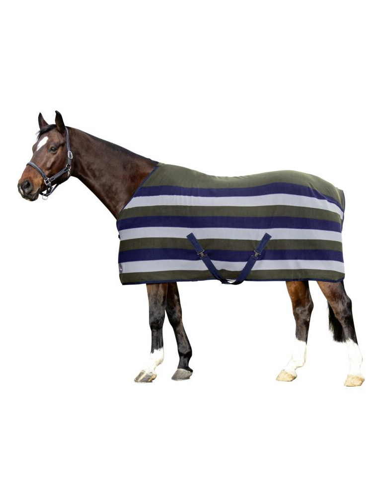 Couverture séchante -Professional- 6892 bleufoncé/gris pierre/vert olive taille 155